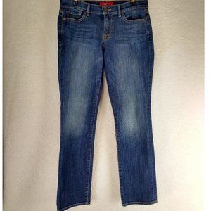 Lucky Brand Women's Sweet N Straight Dark Whisker Wash Blue Jeans 4/27 Low Rise